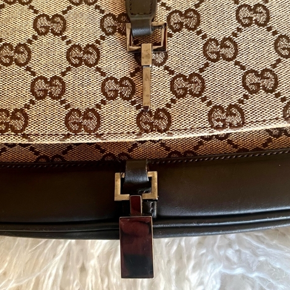 Gucci Jackie Vintage Canvas handbag /Shoulder bag - Picture 5 of 13